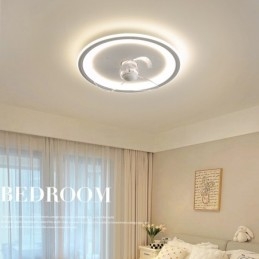 Severské okrúhle ultratenké tiché neviditeľné stmievateľné zapustené ventilátorové svetlo Ochrana očí s plným spektrom