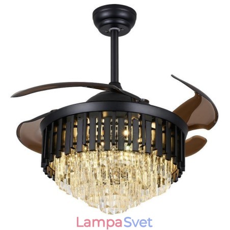 Zaťahovací stropný ventilátor Light Crystal Stropný ventilátor Zaťahovací stropný ventilátor Light Crystal Stropný ventilátor