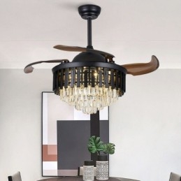 Zaťahovací stropný ventilátor Light Crystal Stropný ventilátor