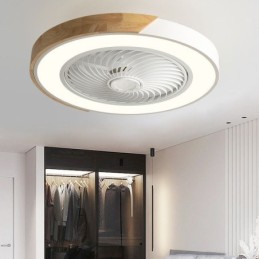 Inteligentný stropný ventilátor so svetlami Diaľkové ovládanie Dekor Ventilátor Lampa