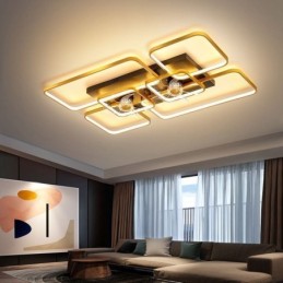 Stropný ventilátor so svetelným dekorom Ventilátor Akrylová lampa