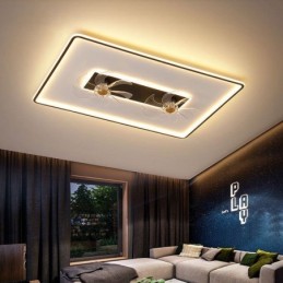 Stropný ventilátor so svetelným dekorom Ventilátor Akrylová lampa