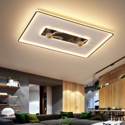 Stropný ventilátor so svetelným dekorom Ventilátor Akrylová lampa