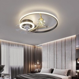 Stropný ventilátor so svetlami Dekor Ventilátor Lampa Akryl