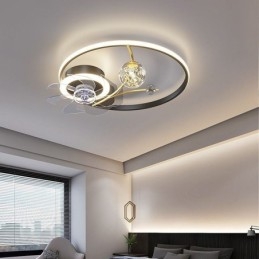 Stropný ventilátor so svetlami Dekor Ventilátor Lampa Akryl