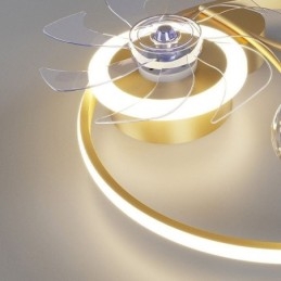 Stropný ventilátor so svetlami Dekor Ventilátor Lampa Akryl