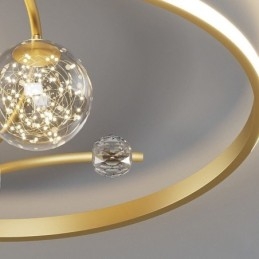 Stropný ventilátor so svetlami Dekor Ventilátor Lampa Akryl