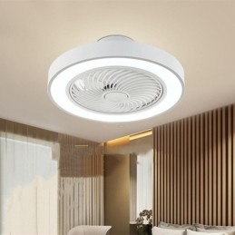 Moderné stropné ventilátorové svietidlá s diaľkovým ovládaním akrylové okrúhle stropné svietidlo