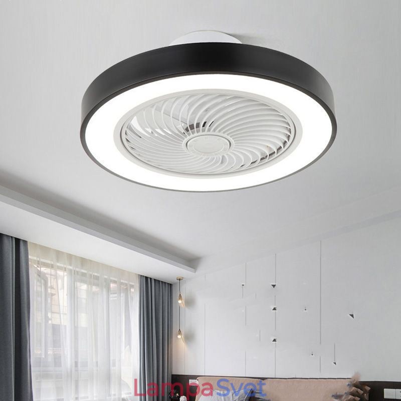Moderné stropné ventilátorové svietidlá s diaľkovým ovládaním akrylové okrúhle stropné svietidlo