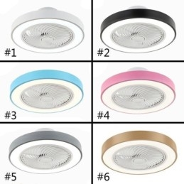 Moderné stropné ventilátorové svietidlá s diaľkovým ovládaním akrylové okrúhle stropné svietidlo