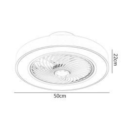 Moderné stropné ventilátorové svietidlá s diaľkovým ovládaním akrylové okrúhle stropné svietidlo