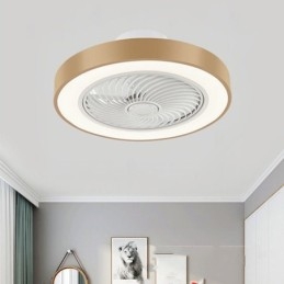 Moderné stropné ventilátorové svietidlá s diaľkovým ovládaním akrylové okrúhle stropné svietidlo