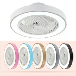 Moderné stropné ventilátorové svietidlá s diaľkovým ovládaním akrylové okrúhle stropné svietidlo