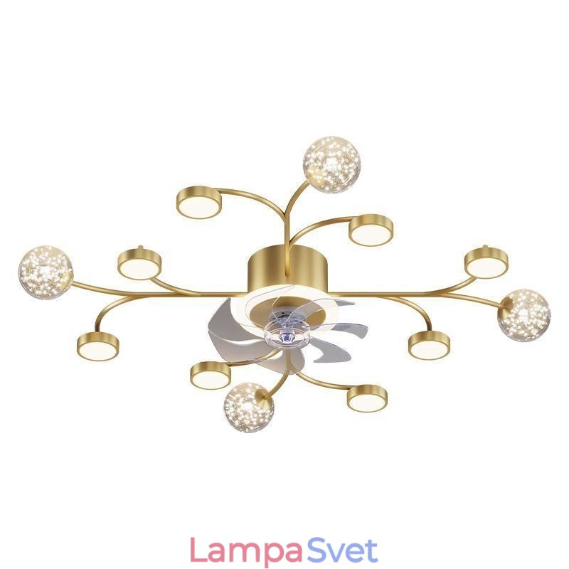 Creative Fan Ceiling Light Stropný luster