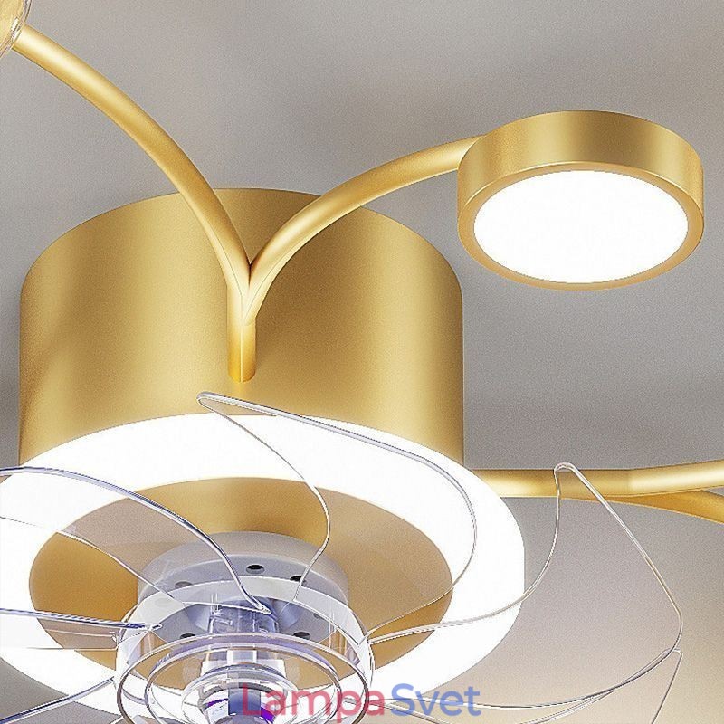 Creative Fan Ceiling Light Stropný luster