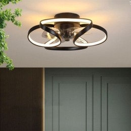 Jedinečný stropný ventilátor a ľahký moderný stropný ventilátor so svetlami