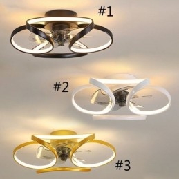Jedinečný stropný ventilátor a ľahký moderný stropný ventilátor so svetlami