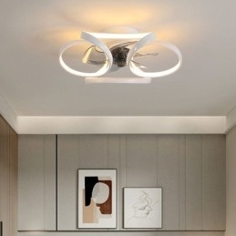 Jedinečný stropný ventilátor a ľahký moderný stropný ventilátor so svetlami