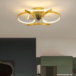 Jedinečný stropný ventilátor a ľahký moderný stropný ventilátor so svetlami