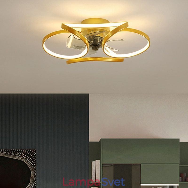 Jedinečný stropný ventilátor a ľahký moderný stropný ventilátor so svetlami
