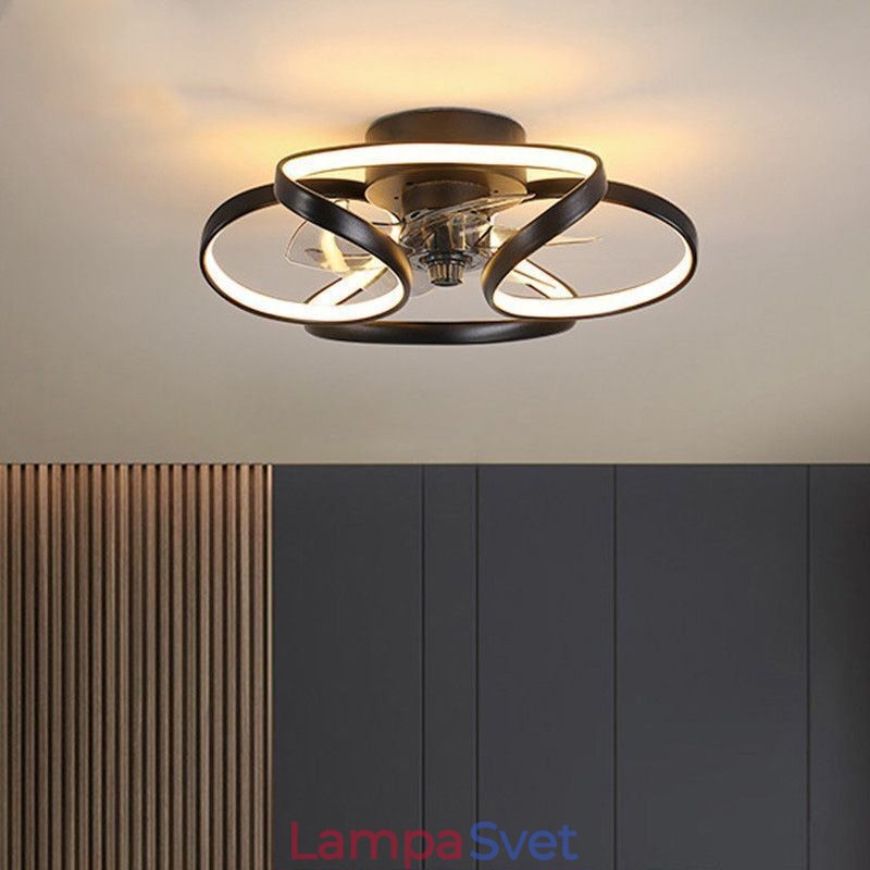 Jedinečný stropný ventilátor a ľahký moderný stropný ventilátor so svetlami