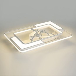 Moderné svietidlá s obdĺžnikovým stropným ventilátorom