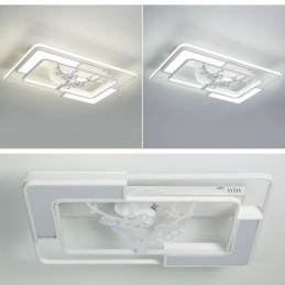 Moderné svietidlá s obdĺžnikovým stropným ventilátorom