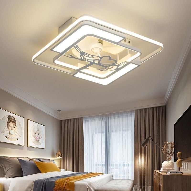 Stropné ventilátory v európskom štýle so svetlom