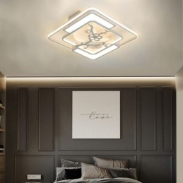 Stropné ventilátory v európskom štýle so svetlom