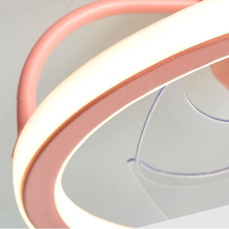 Kreatívna detská stropná lampa s farebným stropným ventilátorom