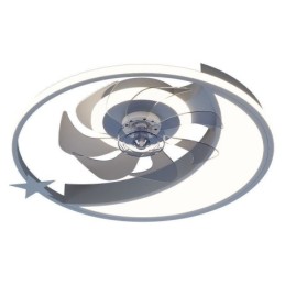 Mesačný stropný ventilátor Light Creativity Stropná lampa
