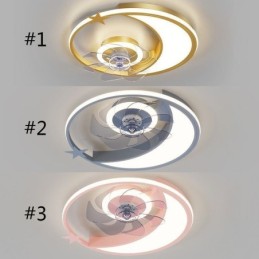 Mesačný stropný ventilátor Light Creativity Stropná lampa