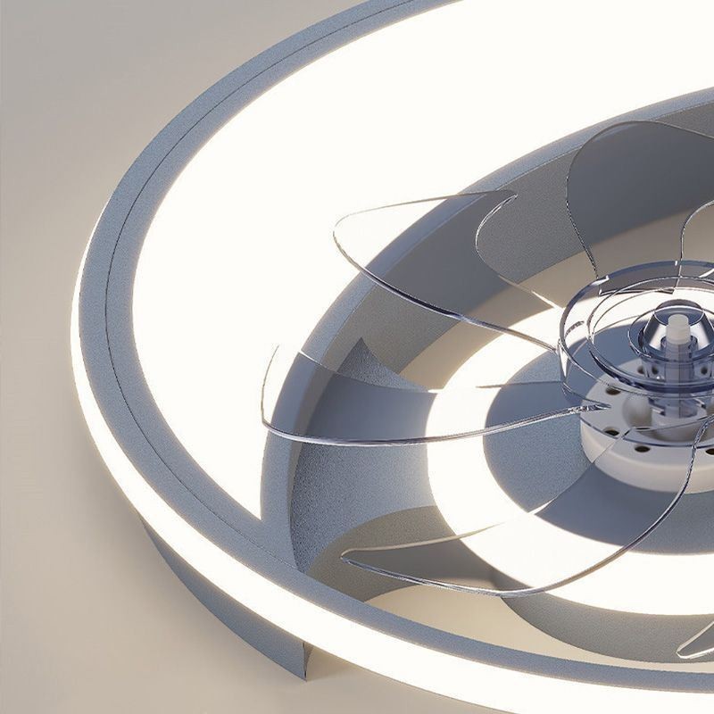 Mesačný stropný ventilátor Light Creativity Stropná lampa