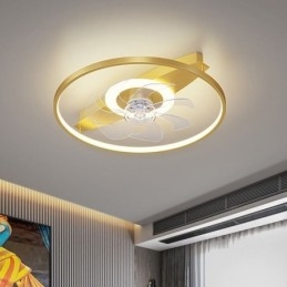 Moderný stropný ventilátor so svetlami na diaľkové ovládanie