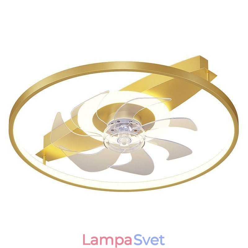 Moderný stropný ventilátor so svetlami na diaľkové ovládanie