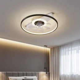 Moderný stropný ventilátor so svetlami na diaľkové ovládanie