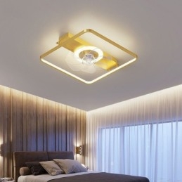 Moderný stropný ventilátor so svetlami na diaľkové ovládanie