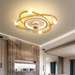 Moderné stropné ventilátory Vnútorné osvetlenie Jedáleň