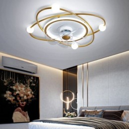 Moderné stropné ventilátory Vnútorné osvetlenie Jedáleň