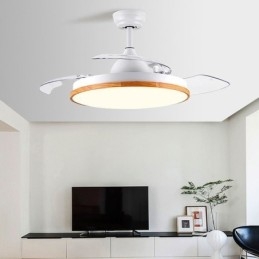 Moderné invertorové svietidlo stropného ventilátora Diaľkové ovládanie stropného svietidla Tricolor Stmievanie