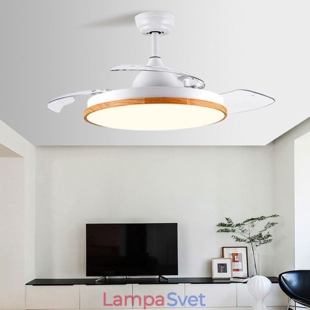 Moderné invertorové svietidlo stropného ventilátora Diaľkové ovládanie stropného svietidla Tricolor Stmievanie Moderné invertorové svietidlo stropného ventilátora Diaľkové ovládanie stropného svietidla Tricolor Stmievanie