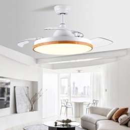 Moderné invertorové svietidlo stropného ventilátora Diaľkové ovládanie stropného svietidla Tricolor Stmievanie