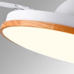 Moderné invertorové svietidlo stropného ventilátora Diaľkové ovládanie stropného svietidla Tricolor Stmievanie