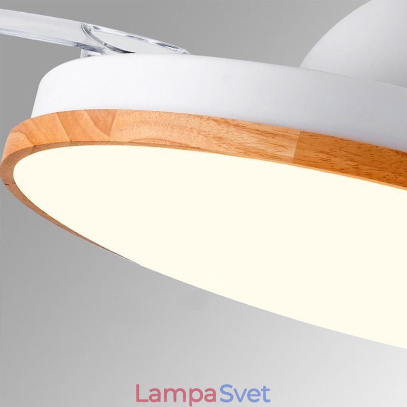 Moderné invertorové svietidlo stropného ventilátora Diaľkové ovládanie stropného svietidla Tricolor Stmievanie