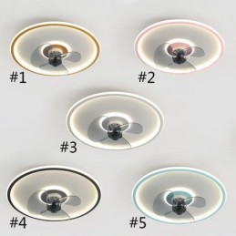 Macaron Stropný ventilátor Light Diaľkové ovládanie Decor Ventilateur