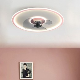 Macaron Stropný ventilátor Light Diaľkové ovládanie Decor Ventilateur