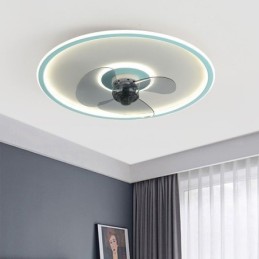 Macaron Stropný ventilátor Light Diaľkové ovládanie Decor Ventilateur