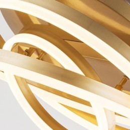 Kreatívny invertorový ventilátor Luster Ventilátor Svetlo