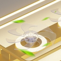 Moderný zapustený stropný ventilátor s diaľkovým ovládaním svetiel