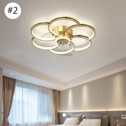 Stropné ventilátory so svetlami luster Ventilateur
